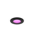 Downlight empotrable inteligente LED Hue WACA Slim, negro 90mm, regulable, 8,3W 1000Lm, 2000 - 6500 Hue White Color Ambiance