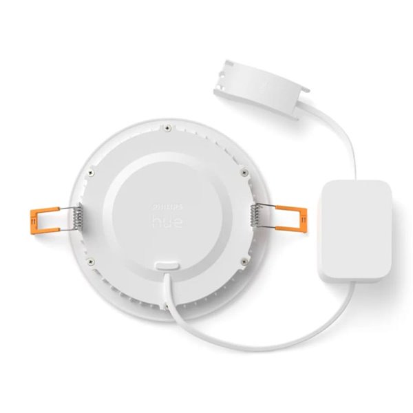 Downlight empotrable inteligente LED 170mm Hue WACA Slim, blanco, regulable, 12W 1500Lm, 2000 - 6500 Hue White Color Ambiance