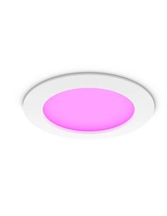 Downlight empotrable inteligente LED 170mm Hue WACA Slim, blanco, regulable, 12W 1500Lm, 2000 - 6500 Hue White Color Ambiance