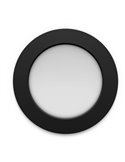Downlight empotrable inteligente LED 170mm Hue WACA Slim, negro, regulable, 12W 1500Lm, 2000 - 6500 Hue White Color Ambiance