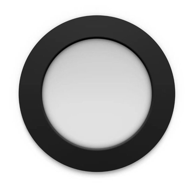 Downlight empotrable inteligente LED 170mm Hue WACA Slim, negro, regulable, 12W 1500Lm, 2000 - 6500 Hue White Color Ambiance