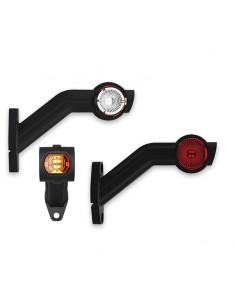 Luz de sinalização lateral LED homologada e acessível com 3 funções para caminhões | LeonLeds Lighting 2