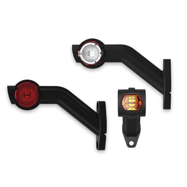 Preiswerte, zugelassene LED-Seitenmarkierungsleuchte mit 3 Funktionen für Lkw | LeonLeds Lighting