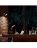 Aplique exterior MIMOSA com design giratório, antracite, à prova de água, 7W 2700K/4000K