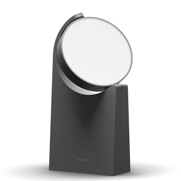 Baliza de suelo para caminos de exterior MIMOSA, antracita, estanco al agua, 7W 2700K/4000K