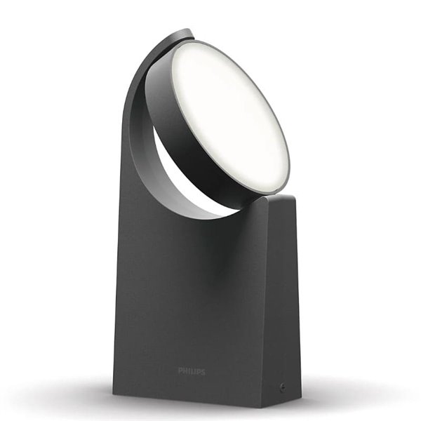 Baliza de suelo para caminos de exterior MIMOSA, antracita, estanco al agua, 7W 2700K/4000K