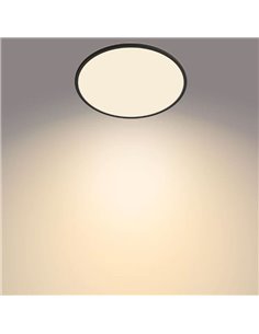 Plafonnier rond orientable SUPERSLIM 22W, blanc, 2700K SceneSwitch 2