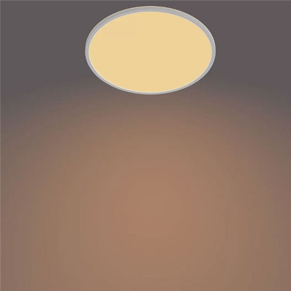 Plafonnier rond orientable SUPERSLIM 22W, blanc, 2700K SceneSwitch