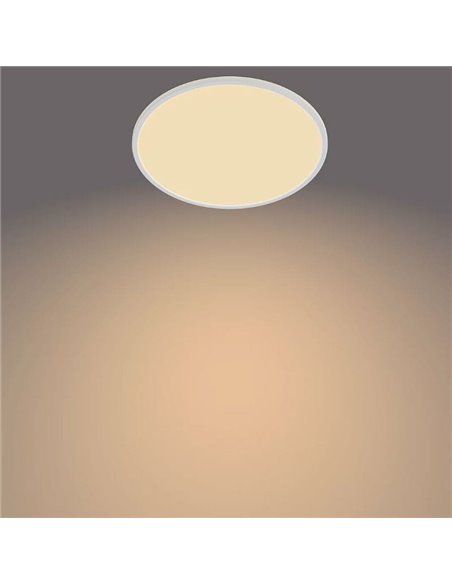 Plafon redondo ajustável SUPERSLIM 22W, branco, 2700K SceneSwitch