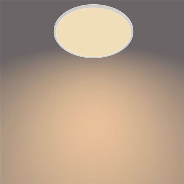 Plafonnier rond orientable SUPERSLIM 22W, blanc, 2700K SceneSwitch