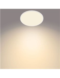 Plafón de techo redondo regulable 36W SUPERSLIM, blanco, 2700K SceneSwitch 2