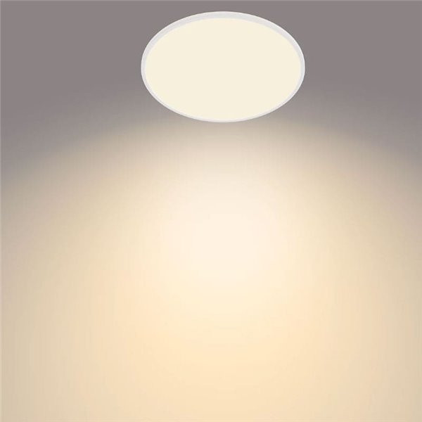 Plafón de techo redondo regulable 36W SUPERSLIM, blanco, 2700K SceneSwitch