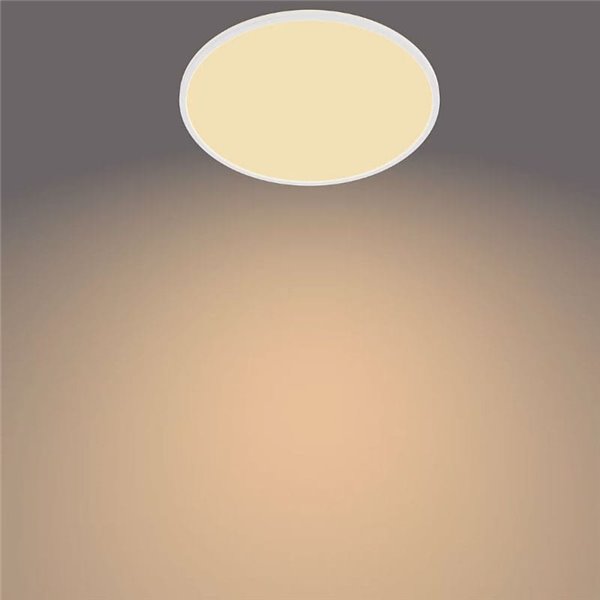 Plafón de techo redondo regulable 36W SUPERSLIM, blanco, 2700K SceneSwitch