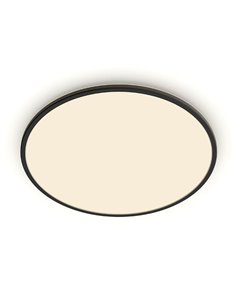 Plafón de techo redondo regulable 36W SUPERSLIM, negro, 2700K SceneSwitch