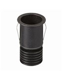 Foco LED empotrable redondo negro 3W GUINCHO, 8º, 210Lm, estanco IP54, 2700K/3000K/4000K