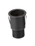 Foco LED empotrable redondo negro 5W GUINCHO, 12º, 410Lm, estanco IP54, 2700K/3000K/4000K