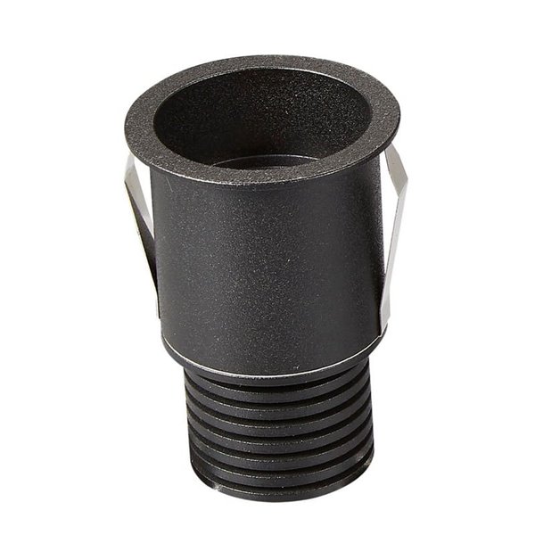 Foco LED empotrable redondo negro 5W GUINCHO, 12º, 410Lm, estanco IP54, 2700K/3000K/4000K