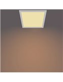 Plafonnier carré blanc 12W CEILING, 2700K 1100Lm/4000K 1200Lm, dimmable, 30cm