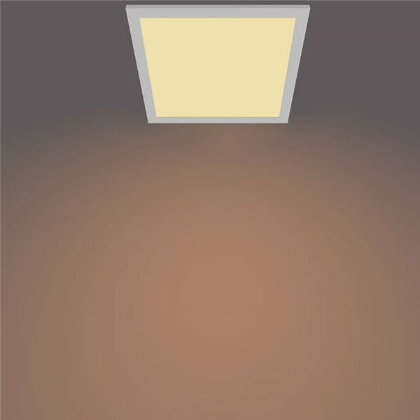 Plafón cuadrado blanco 12W CEILING, 2700K 1100Lm/4000K 1200Lm, regulable, 30cm