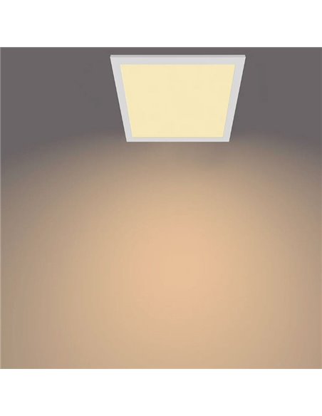 Plafón cuadrado blanco 12W CEILING, 2700K 1100Lm/4000K 1200Lm, regulable, 30cm