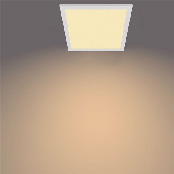 Plafón cuadrado blanco 12W CEILING, 2700K 1100Lm/4000K 1200Lm, regulable, 30cm