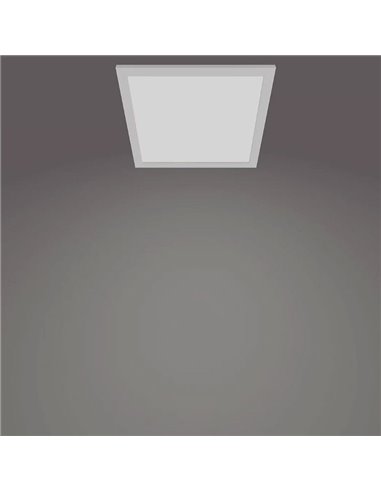 Plafón cuadrado blanco 12W CEILING, 2700K 1100Lm/4000K 1200Lm, regulable, 30cm