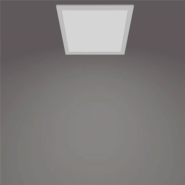 Plafón cuadrado blanco 12W CEILING, 2700K 1100Lm/4000K 1200Lm, regulable, 30cm