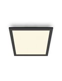 Plafón cuadrado negro 12W CEILING, 2700K 1100Lm, regulable, 30cm