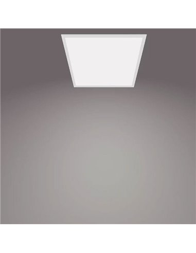 Plafon quadrado branco 36W CEILING, 2700K 3300Lm/4000K 3600Lm, regulável, 30cm