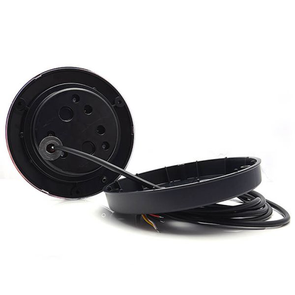 Traseira com tampa Luz traseira LED cromada embutida W131 Y 12V 24V Posição, freio e pisca R10, R1Y, S1Y 2aY Was