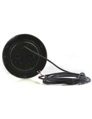 Feux de position arrière à LED ronds chromés encastrés W147 12 V 24 V antibrouillard et marche arrière R10 F, AR