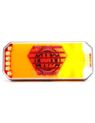 Piloto Trasero LED Neon W279 DD Eco 7 Funciones con luz de matrícula lateral 12V 24V S1, F1, AR, R1, 2aD, L , IA Was