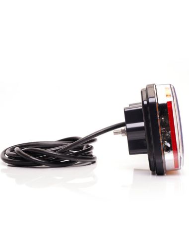 Lateral Piloto Trasero LED Neon W279 DD Eco 7 Funciones con luz de matrícula lateral 12V 24V S1, F1, AR, R1, 2aD, L , IA Was