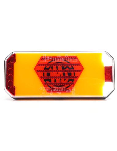 Feu arrière LED Néon W279 DD Eco 7 Fonctions avec éclairage latéral de plaque 12V 24V S1, F1, AR, R1, 2aD, L, IA Was