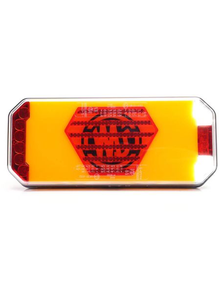 Piloto Trasero LED Neon W279 DD Eco 7 Funciones con luz de matrícula lateral 12V 24V S1, F1, AR, R1, 2aD, L , IA Was