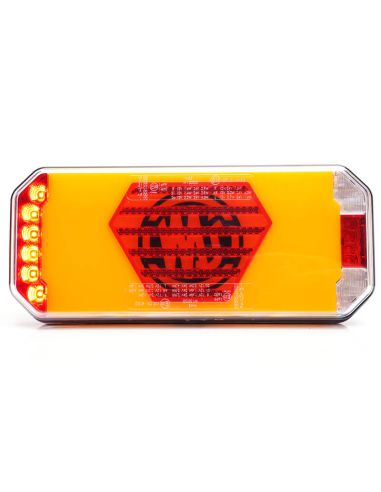 Piloto Trasero LED Neon W279 DD Eco 7 Funciones con luz de matrícula lateral 12V 24V S1, F1, AR, R1, 2aD, L , IA Was