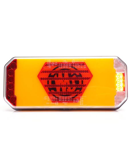 Piloto Trasero LED Neon W279 DD Eco 7 Funciones con luz de matrícula lateral 12V 24V S1, F1, AR, R1, 2aD, L , IA Was