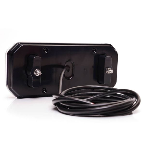 Lanterna traseira LED Neon W279 DD Eco 7 funções com luz de placa lateral 12V 24V S1, F1, AR, R1, 2aD, L, IA Was