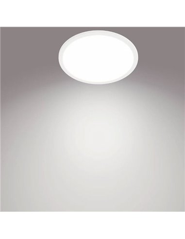 Plafón de Techo SUPERSLIM 15W, blanco 4000K 1500Lm, regulable, estanco al agua, SceneSwitch