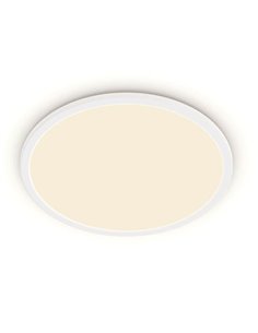 Plafón de Techo SUPERSLIM 18W, blanco 2700K 1500Lm, regulable estanco al agua