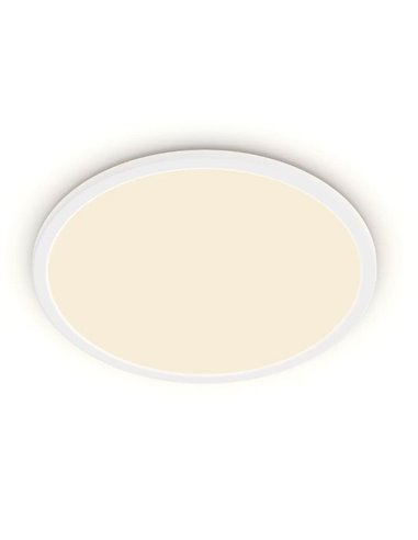 Plafón de Techo SUPERSLIM 18W, blanco 2700K 1500Lm, regulable estanco al agua