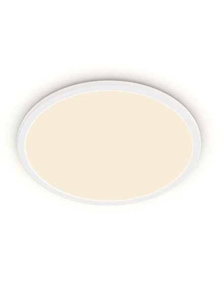 Plafón de Techo SUPERSLIM 18W, blanco 2700K 1500Lm, regulable estanco al agua