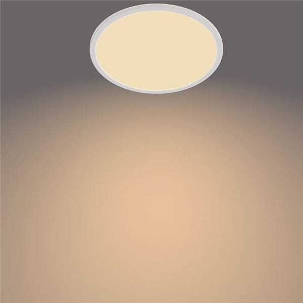 Plafón de Techo SUPERSLIM 18W, blanco 2700K 1500Lm, regulable estanco al agua