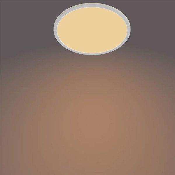 Plafón de Techo SUPERSLIM 18W, blanco 2700K 1500Lm, regulable estanco al agua