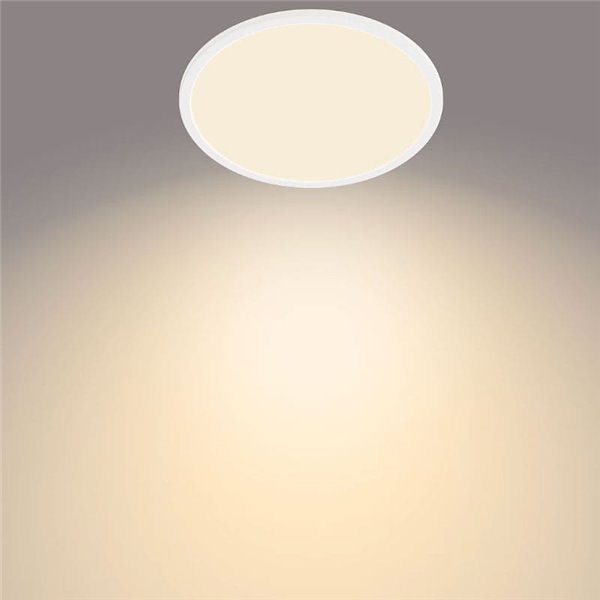 Plafón de Techo SUPERSLIM 18W, blanco 2700K 1500Lm, regulable estanco al agua