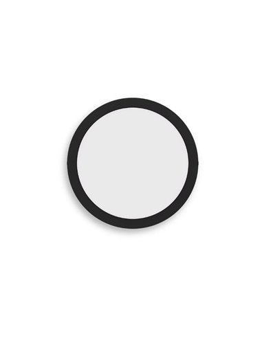 Plafón de techo Ø 21cm MAGNEOS, 12W 1150Lm, negro 2700K