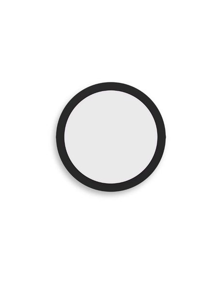 Plafón de techo Ø 21cm MAGNEOS, 12W 1150Lm, negro 2700K
