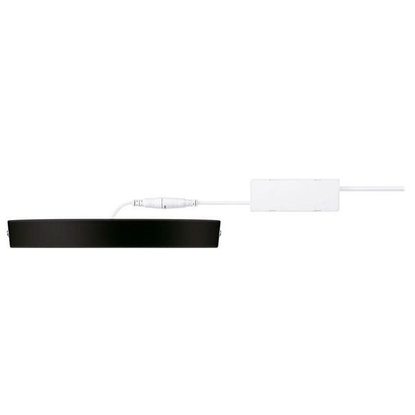 Plafón de techo Ø 21cm MAGNEOS, 12W 1150Lm, negro 2700K