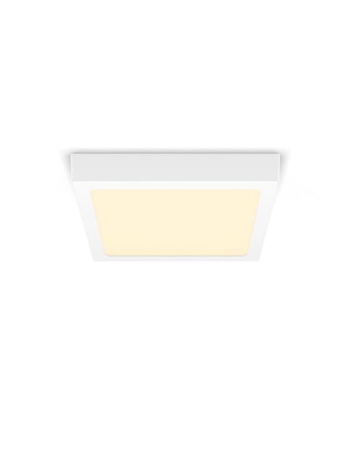 Plafón cuadrado de Techo MAGNEOS, 12W 1350Lm/1200Lm, 21cm, blanco, 2700K/4000K