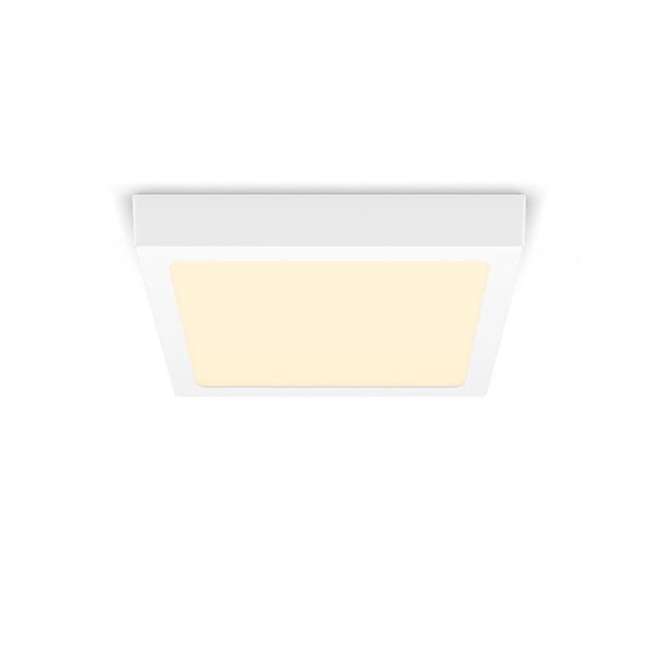 Plafón cuadrado de Techo MAGNEOS, 12W 1350Lm/1200Lm, 21cm, blanco, 2700K/4000K